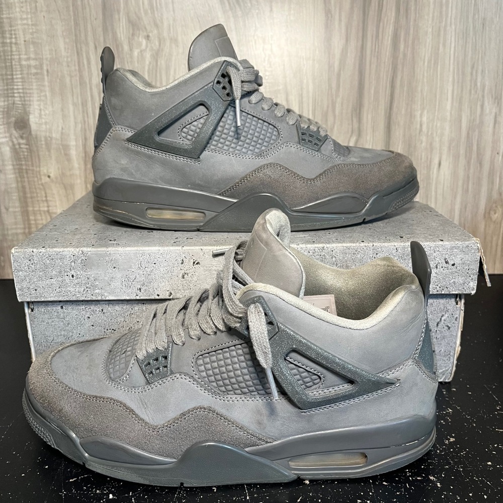 Size 10M/11.5W - Jordan 4 Retro SE Paris Olympics Wet Cement FQ7928-001 Preowned